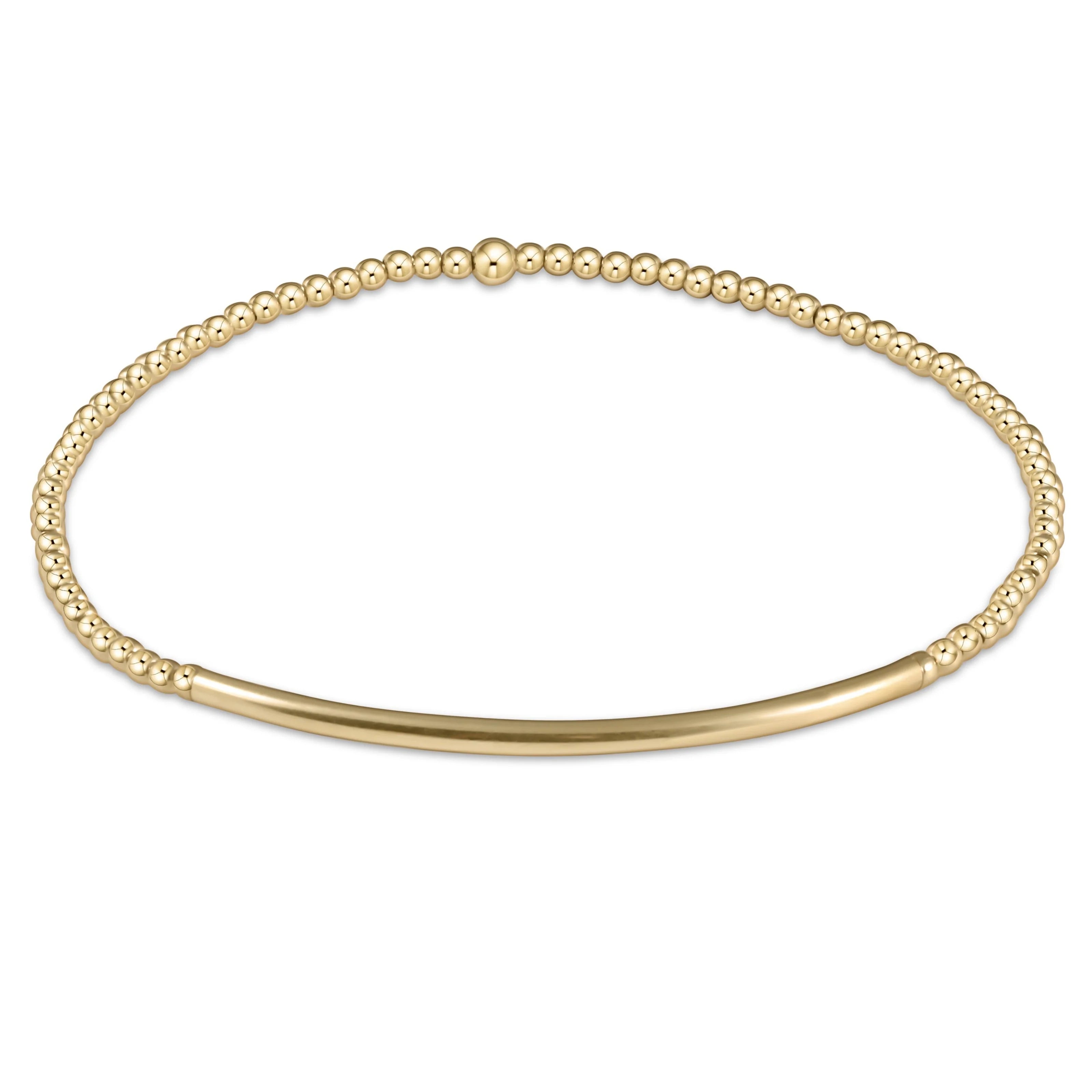 Bliss Bar Gold 2.5 mm Bracelet-EN