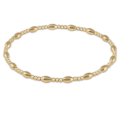 EN-Harmony Sincerity 2mm Gold Bead Bracelet