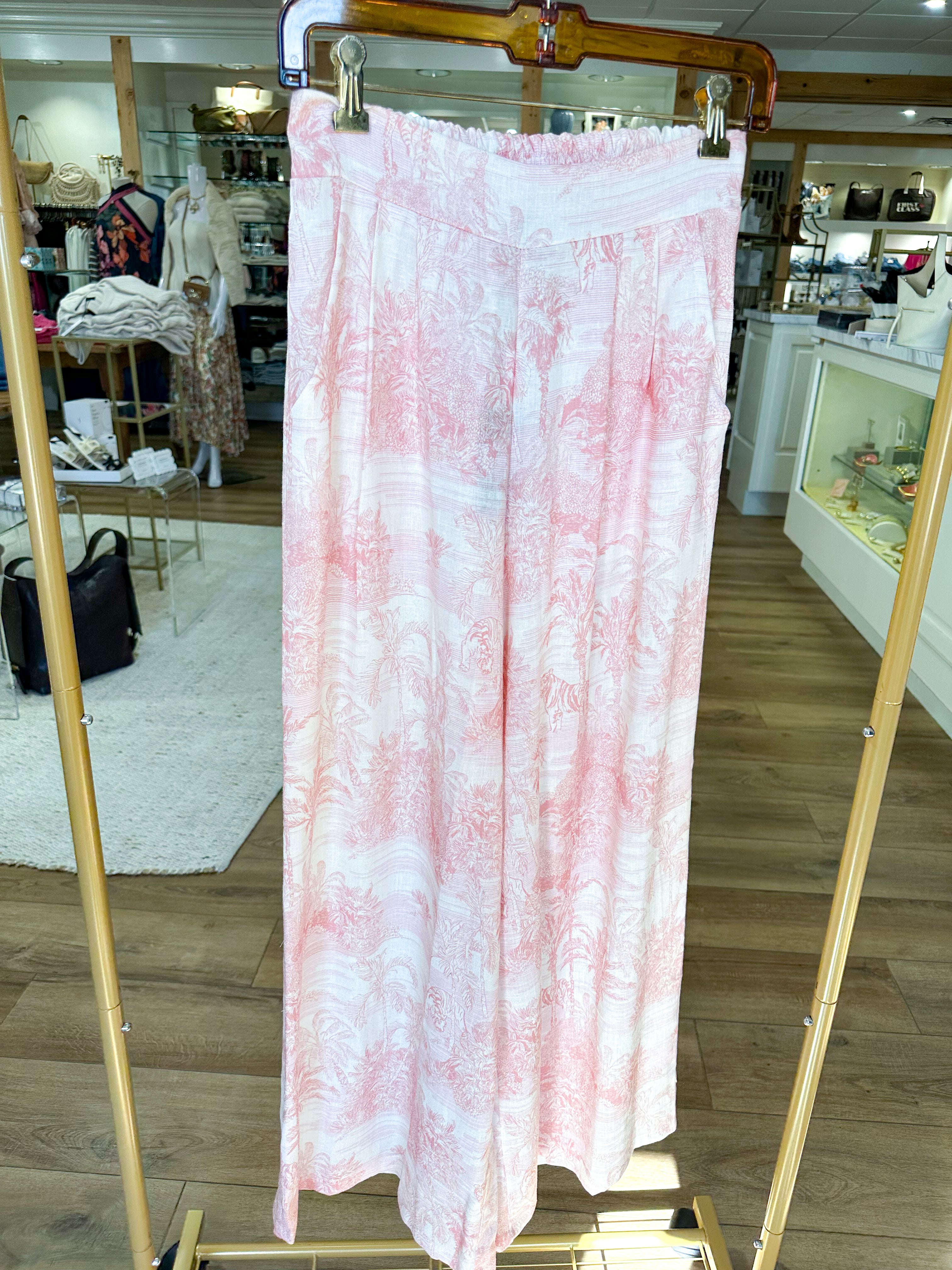 Island Back-Tie Top- Blush