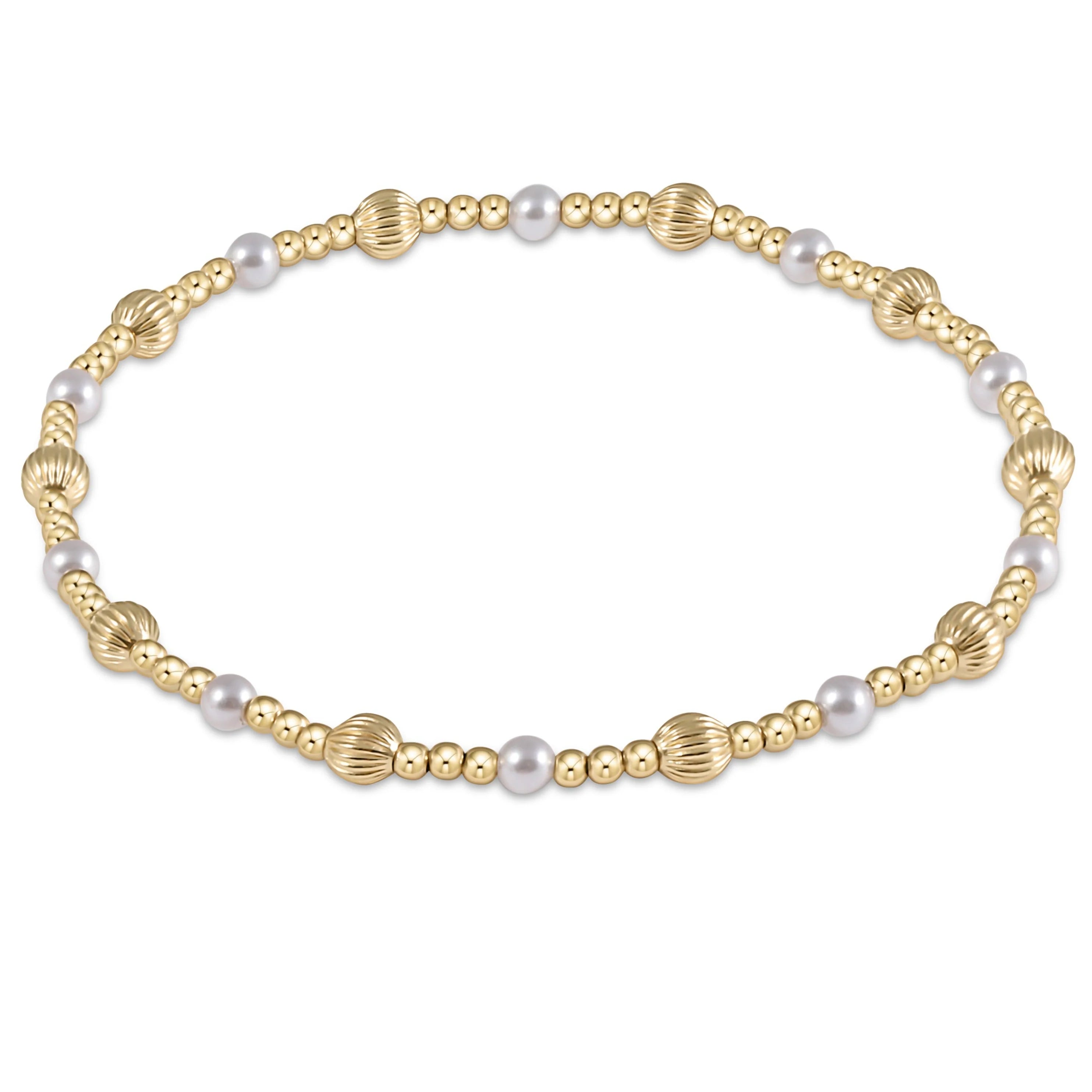 Dignity Sincerity Pearl Bracelet 4mm/2mm