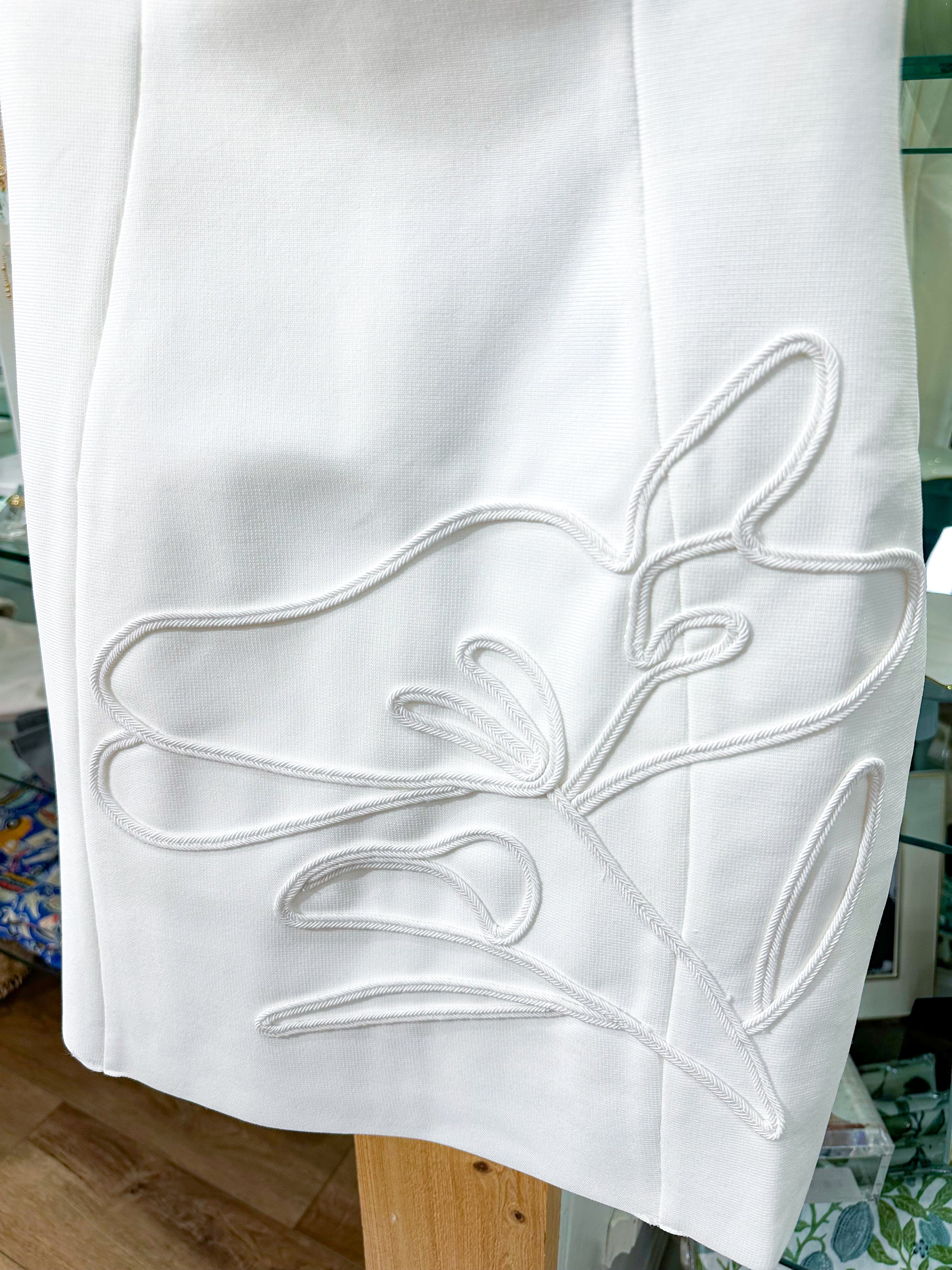 Opline Floral Mini Dress-White