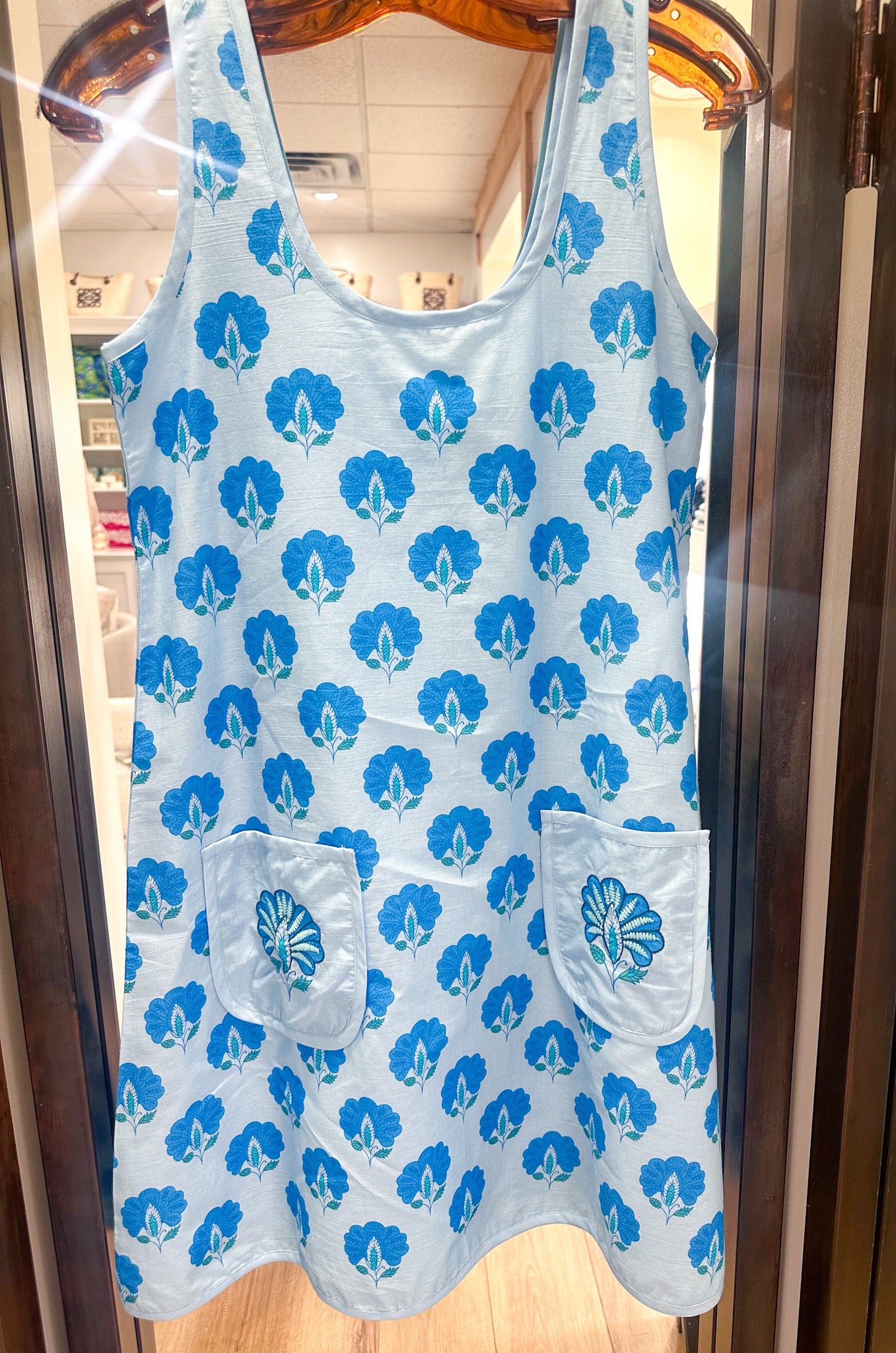 Atlas Dress-Sky Blue