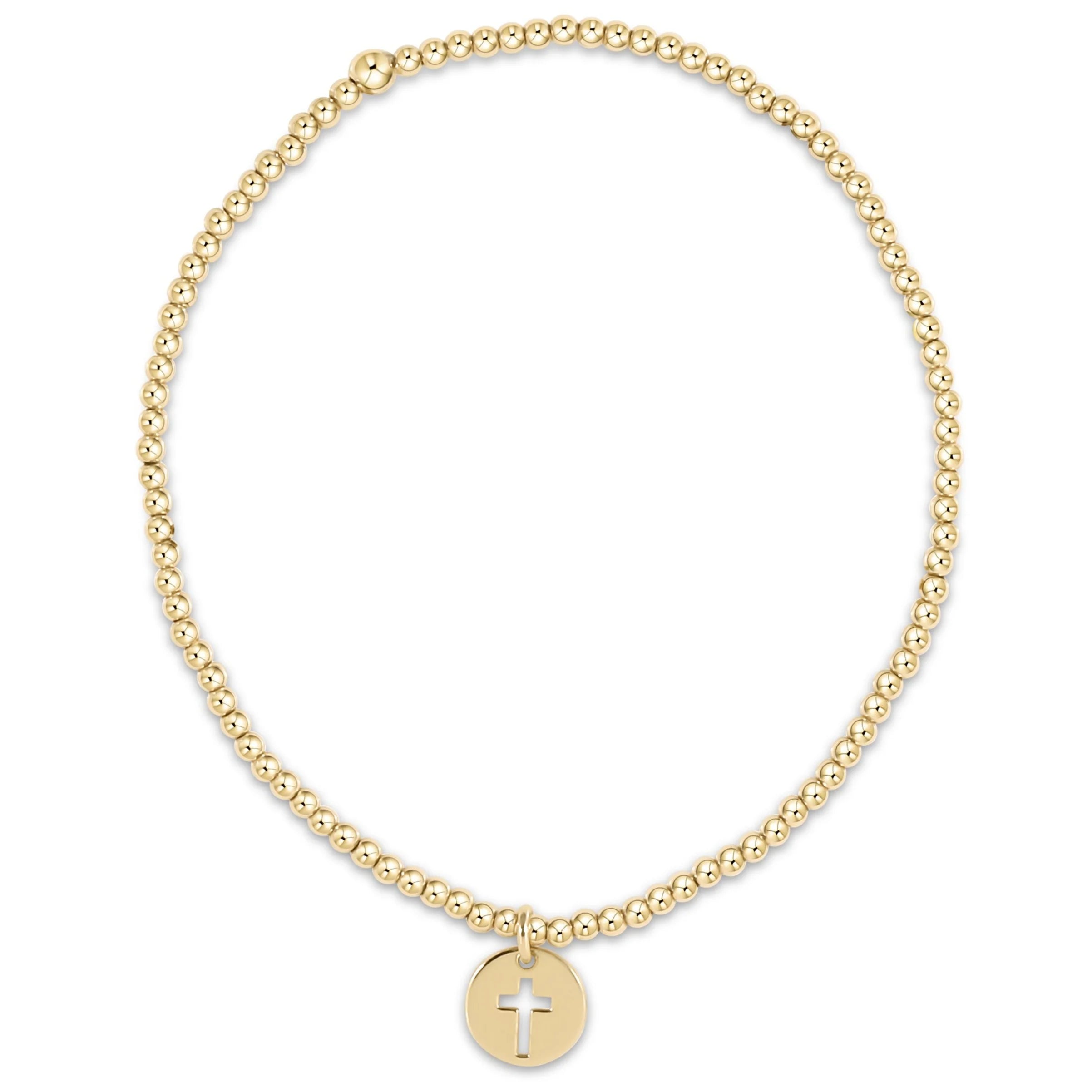 Classic 2mm Beaded Blessed Bracelet-EN