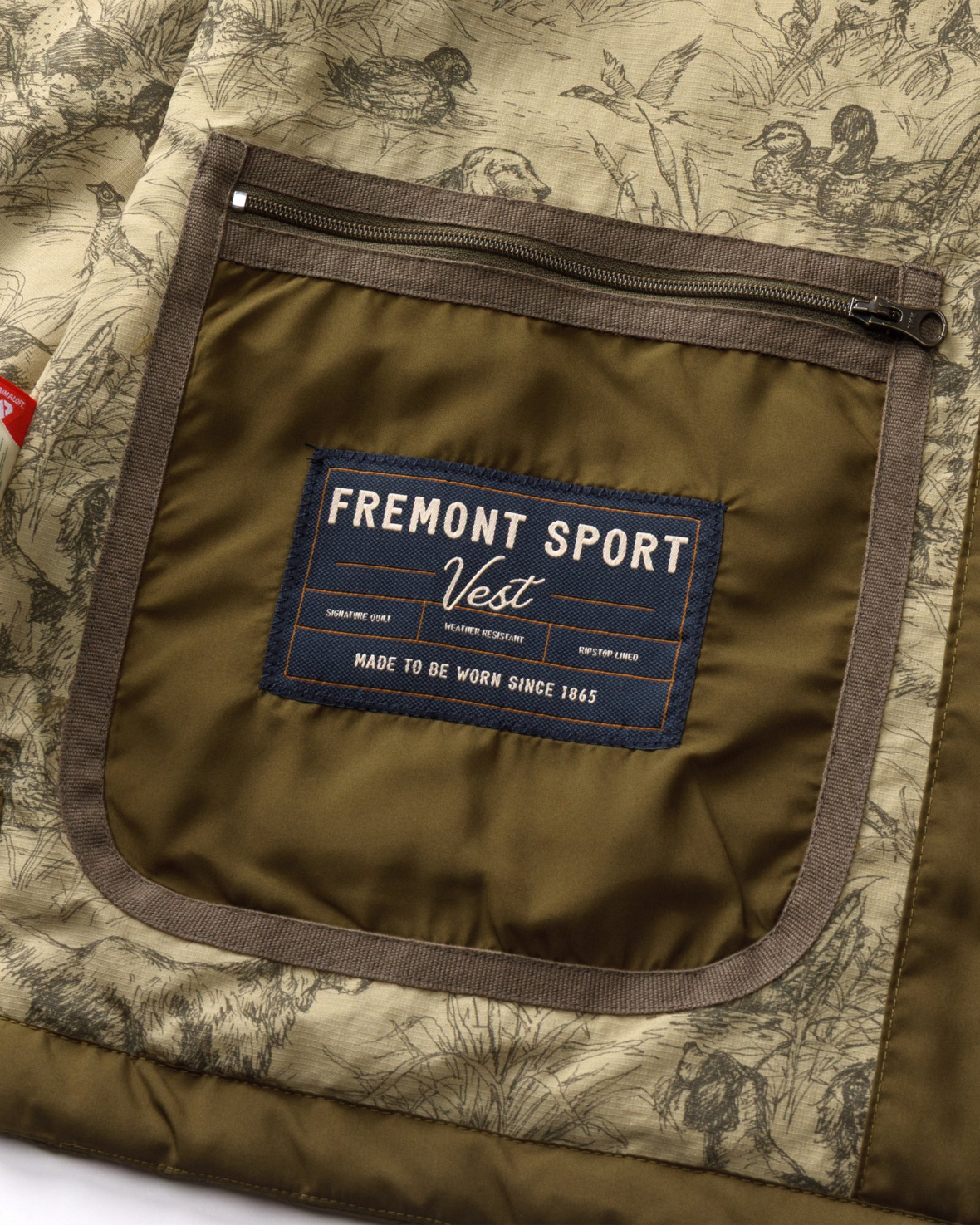 Fremont Sport Quilted Vest - Dark Olive