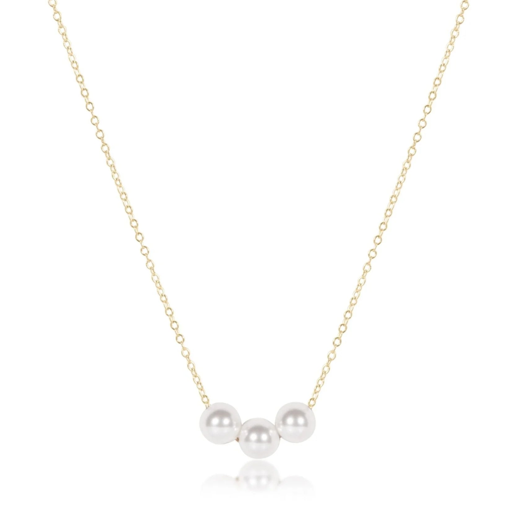 Joy Pearl - 16" Necklace Gold-EN