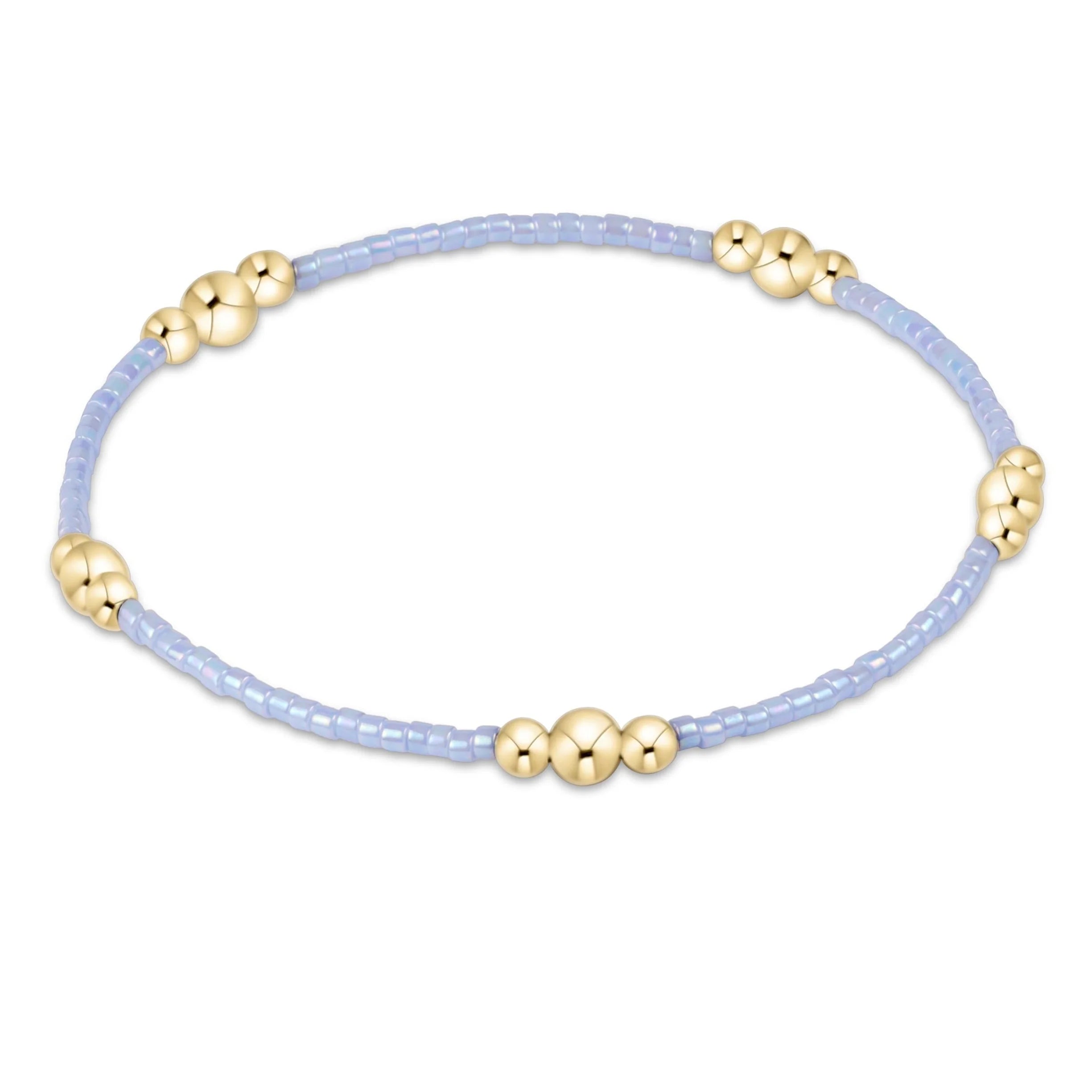 EN-Hope Purpose Gold Bead Bracelet-Spring Collection
