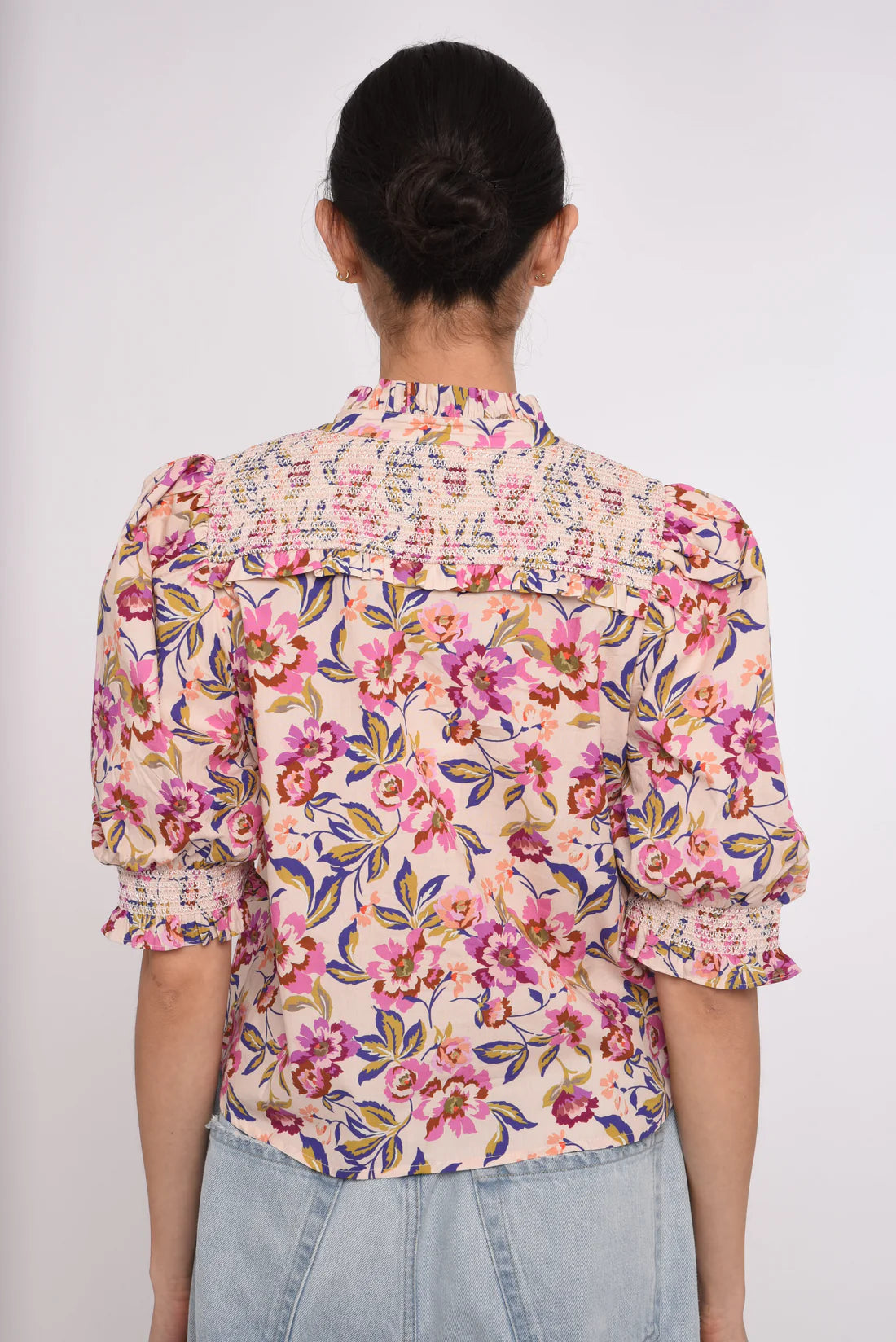 Zinny Top-Roxanna Floral Print