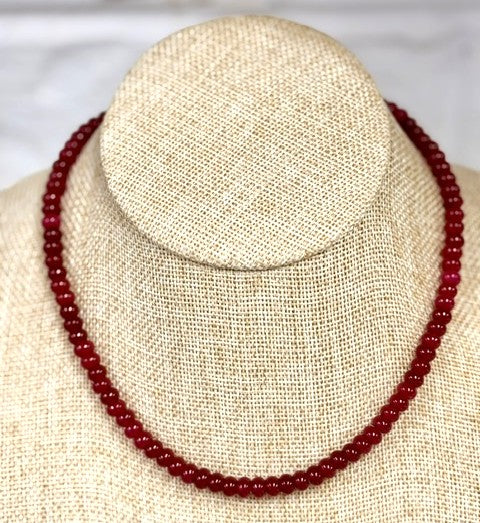 Maroon Goddess Necklace