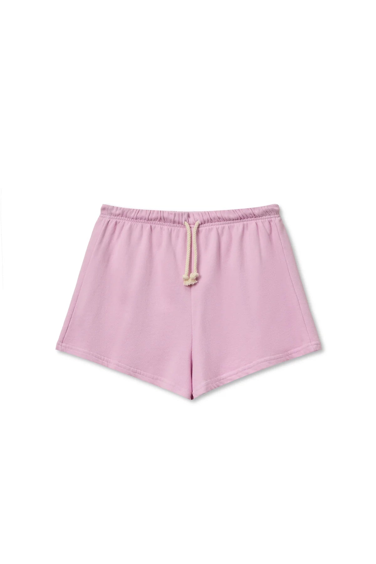 Layla French Terry Sweat Shorts--Sugar Pink