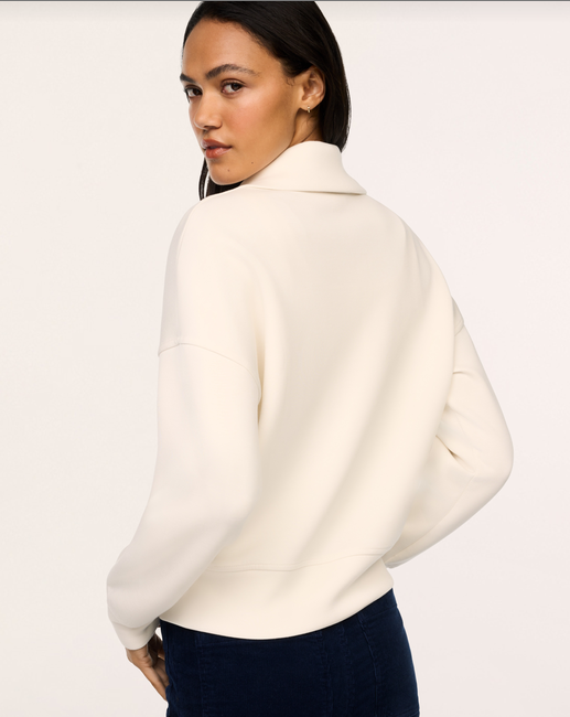 SPANX Rugby Pullover-Ivory