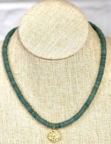 Lay Down Sally SeaFoam Green Layering with Pendant