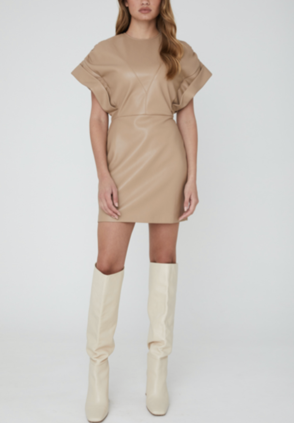 Chelsea Faux Leather Dress