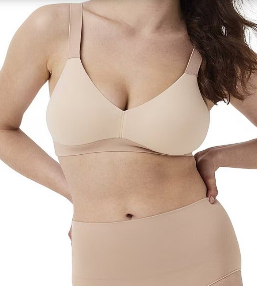 Spanx-Lightly Lined Bralette-Nude