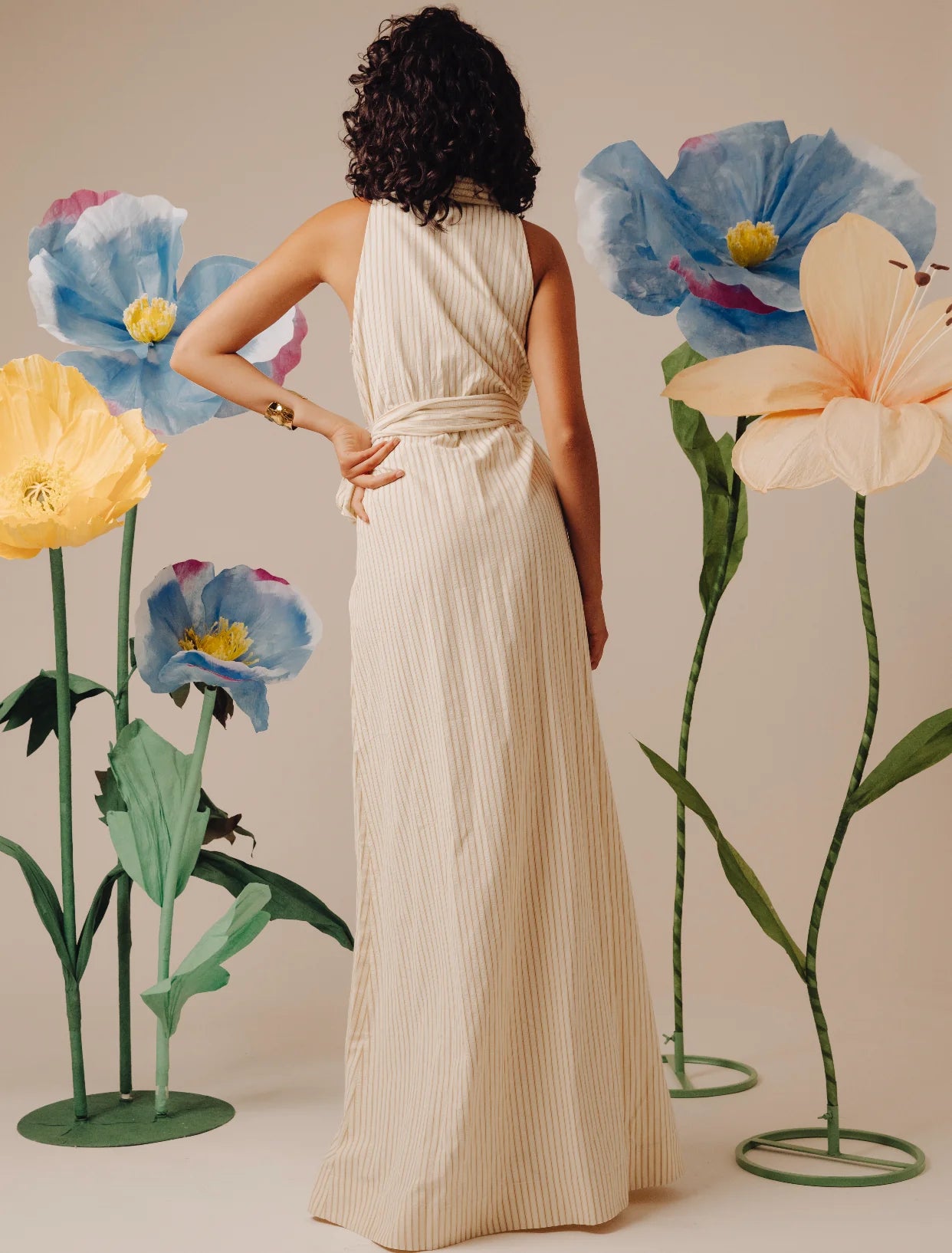 Arlene Macadamia Seersucker Dress