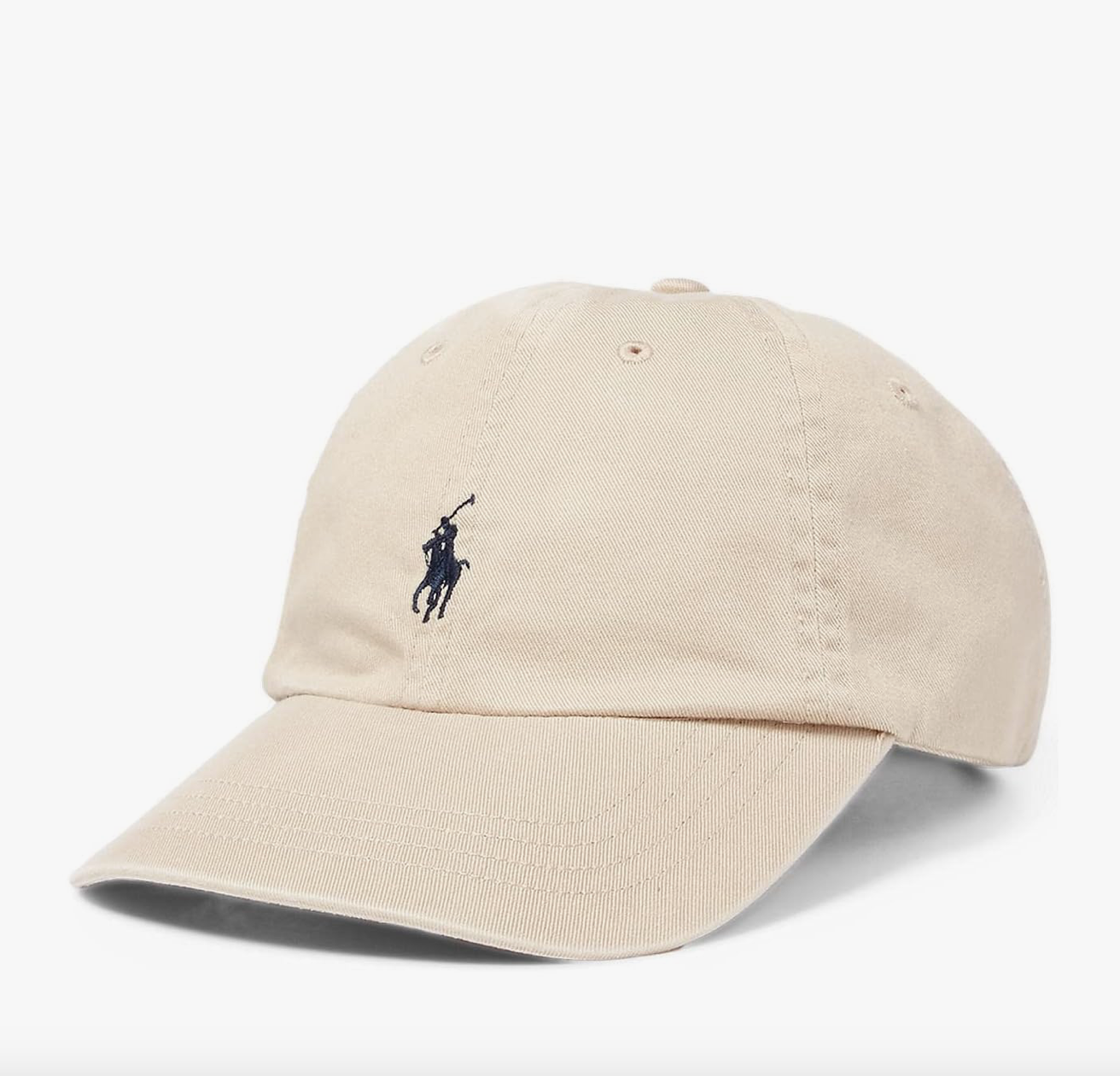 Cotton Chino Ball Cap - Nubuck/Blue