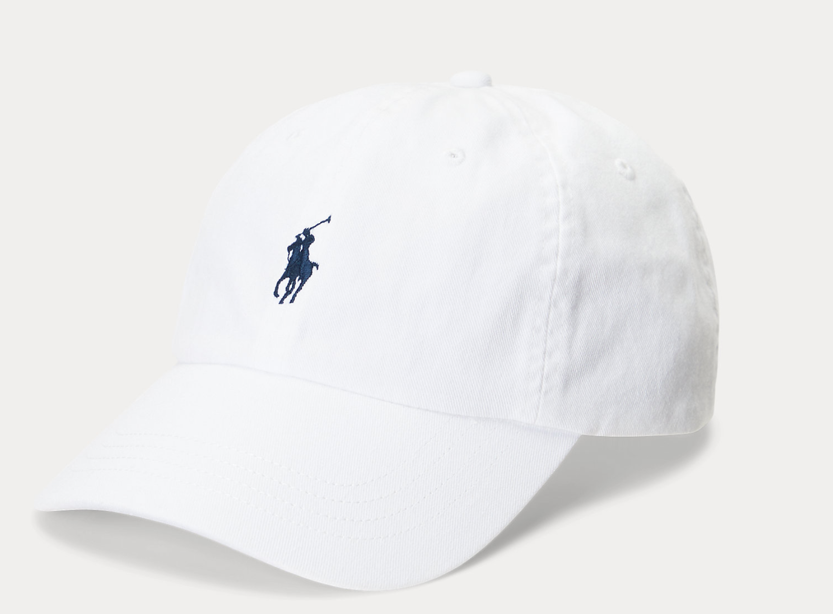 Cotton Chino Ball Cap - W/MarlinBlue