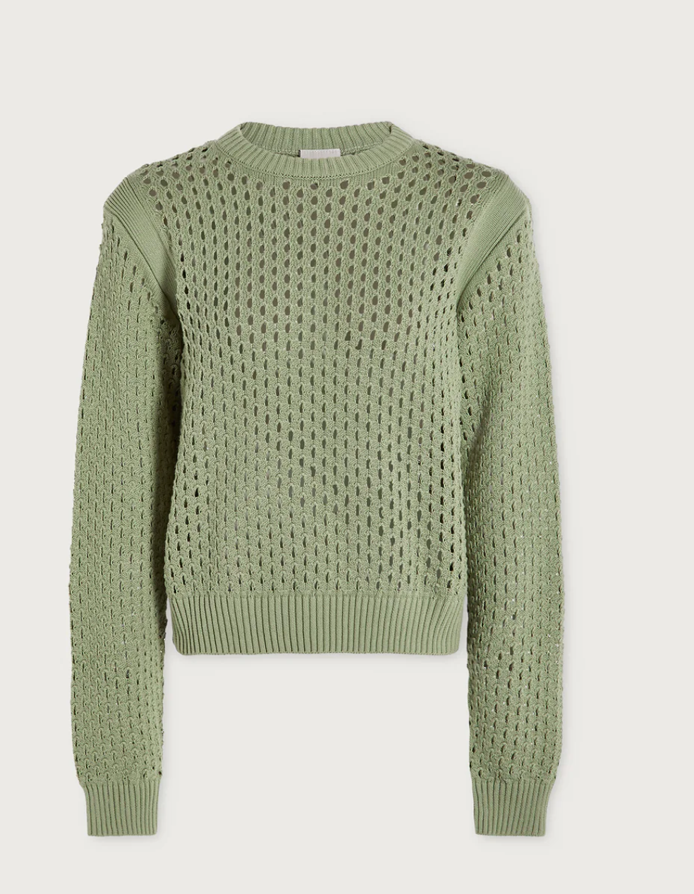 Hains Knit Crew - Snow Sage