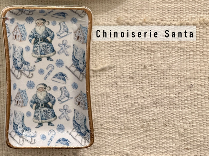 Chinoiserie Santa