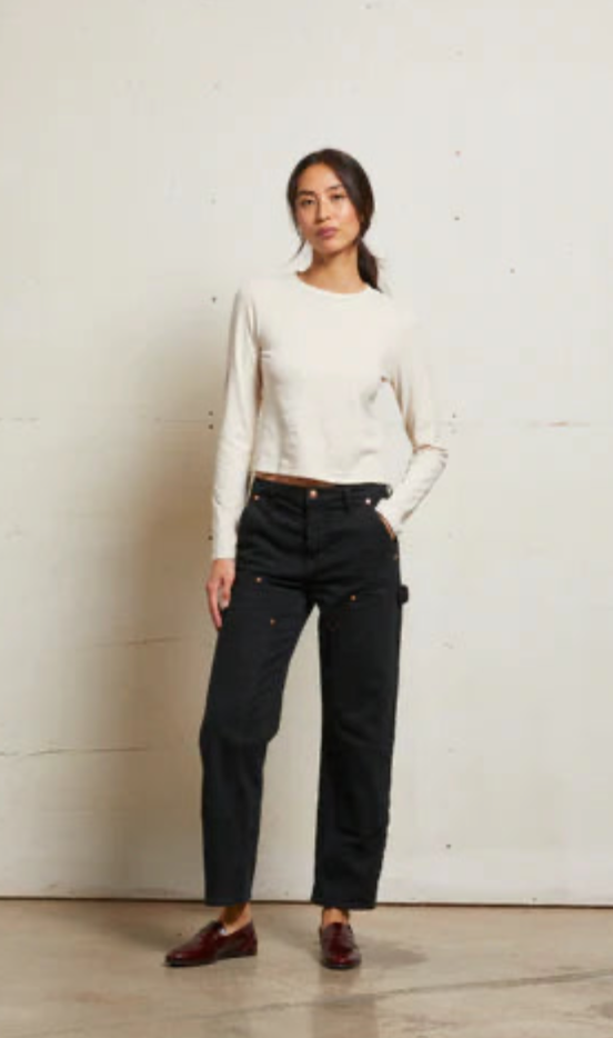 Jaime Long Sleeve Tee- Sugar