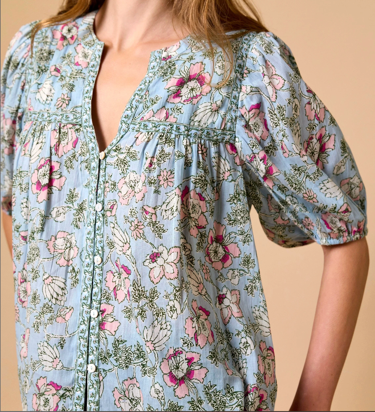 Maisie Blouse in Luna Flora Print