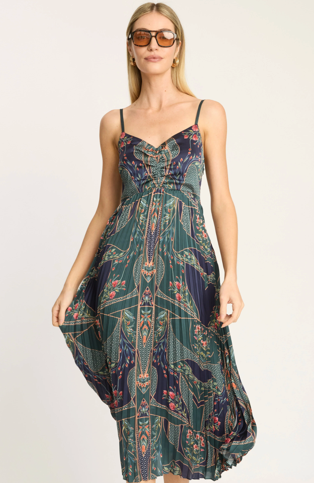 Donna Dress-Patchwork Flower