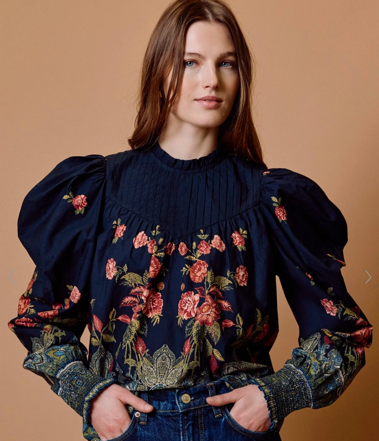 Irina Top-Eglantine Print