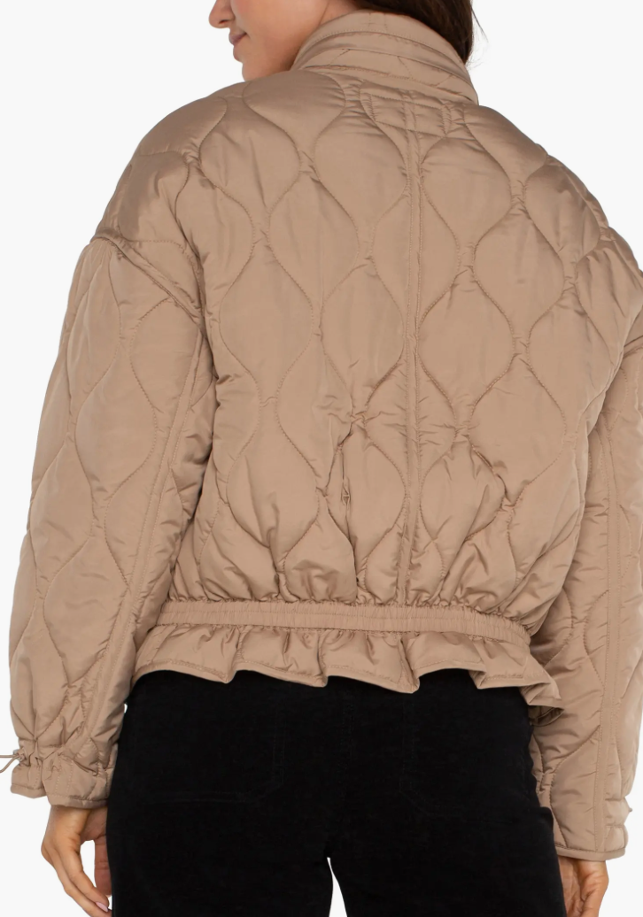 Quilted Jacket Zip Out Hood