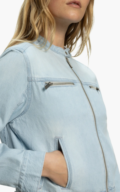Denim Moto Jacket