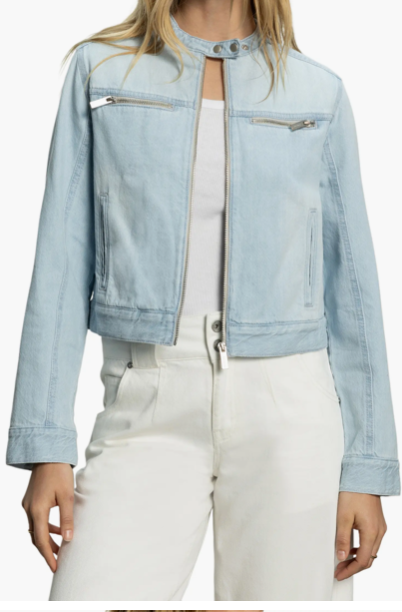 Denim Moto Jacket