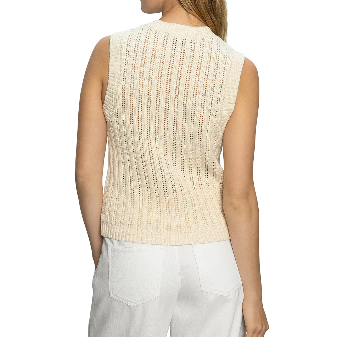 Pointelle Shell - Natural