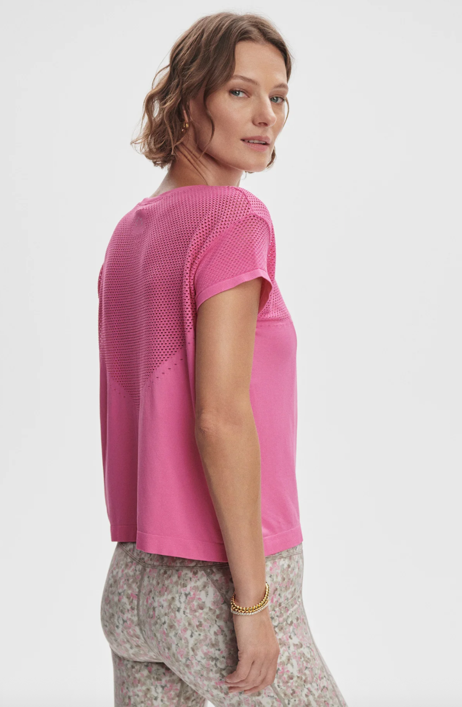Calloway Boxy Tee - Ibis Rose