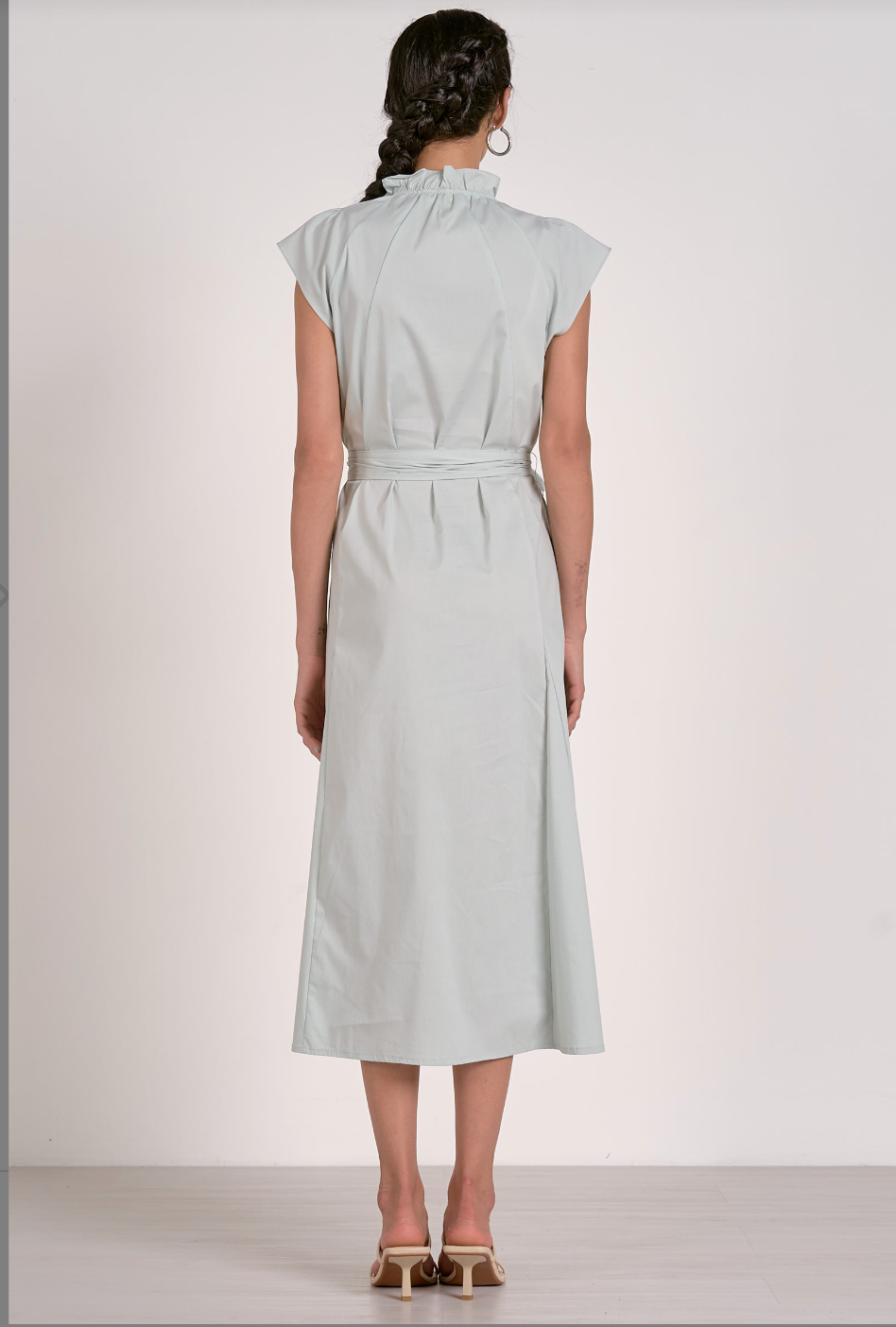 Cecelia Mint Cap Sleeve Dress