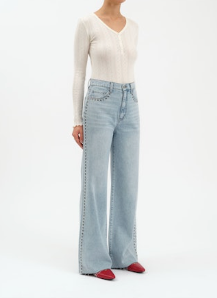 Daze Far Out High Rise Wide Leg-Let's Dance