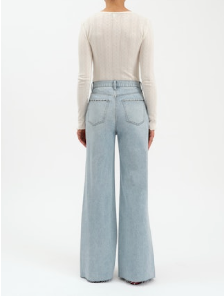 Daze Far Out High Rise Wide Leg-Let's Dance