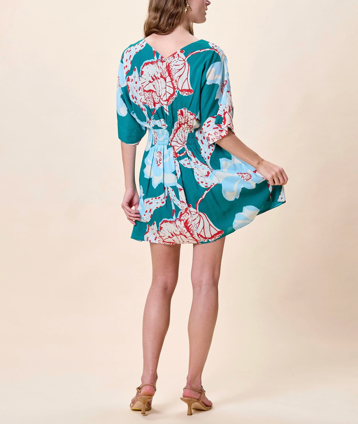 Dina Mini Dress-La Rouge North Sea Print