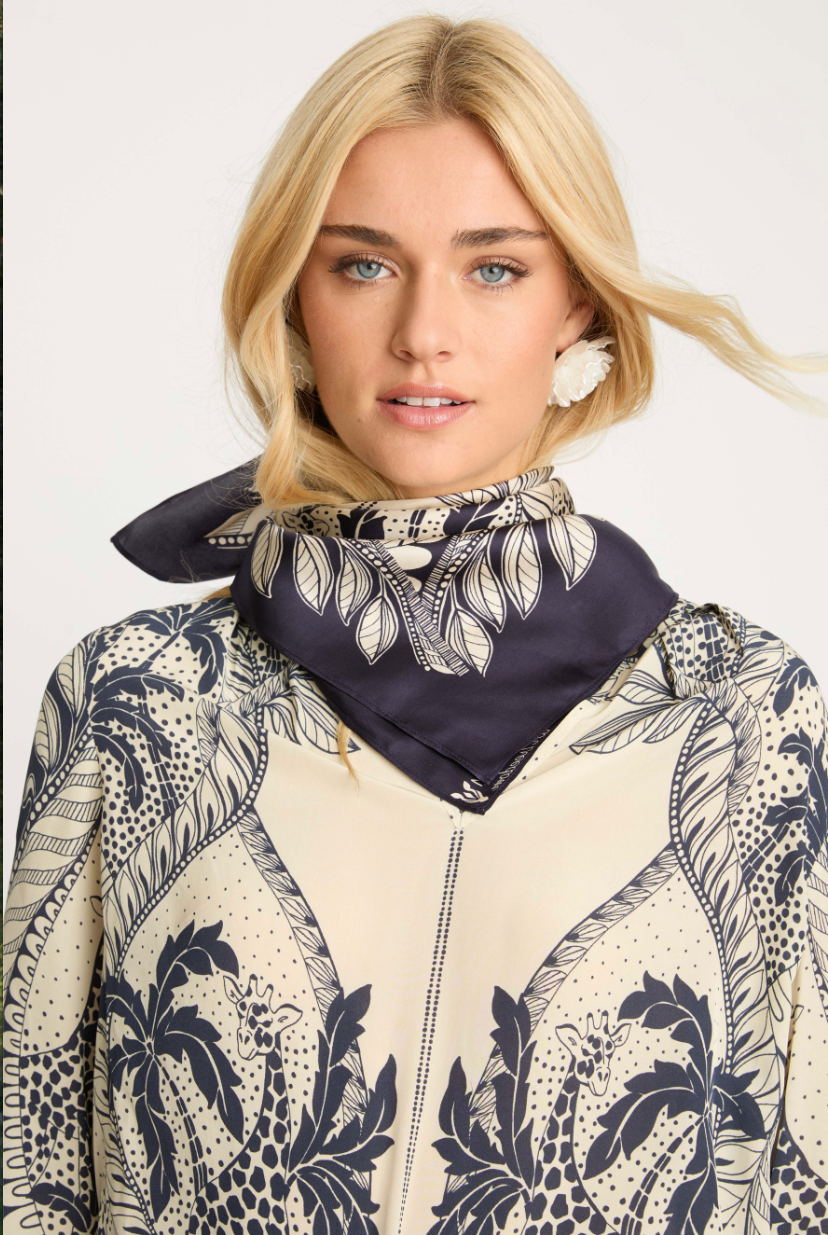 Renee Scarf in Ink Island