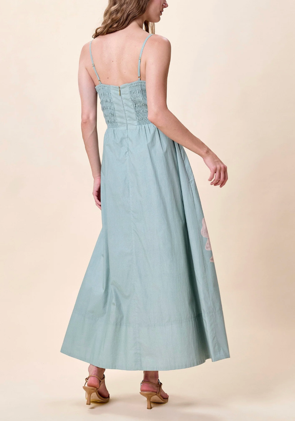 Riley Ankle Dress=Moresco Blue Surf
