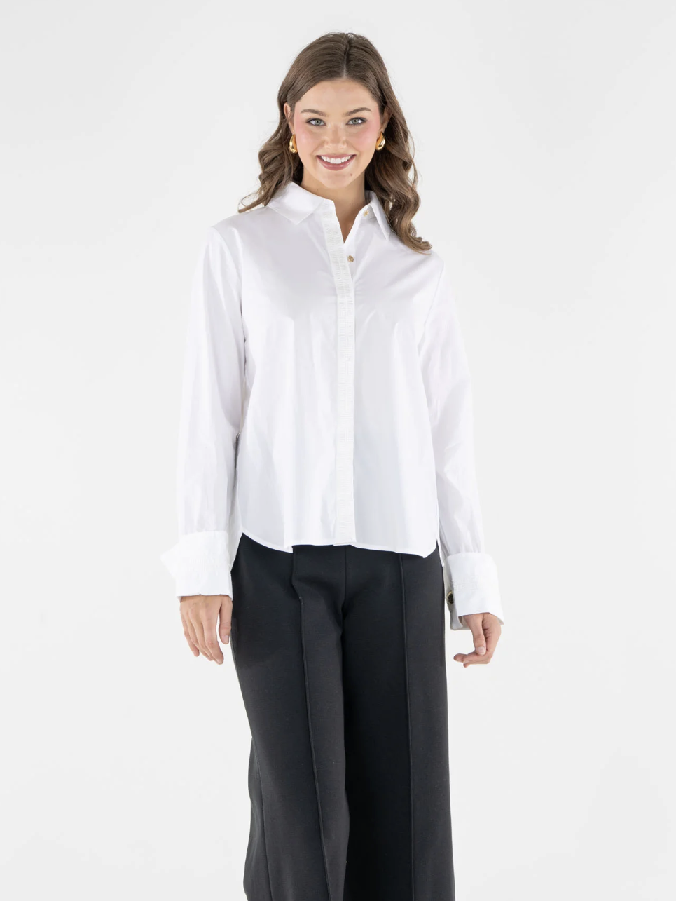 Emily McCarthy Classic Oxford -White