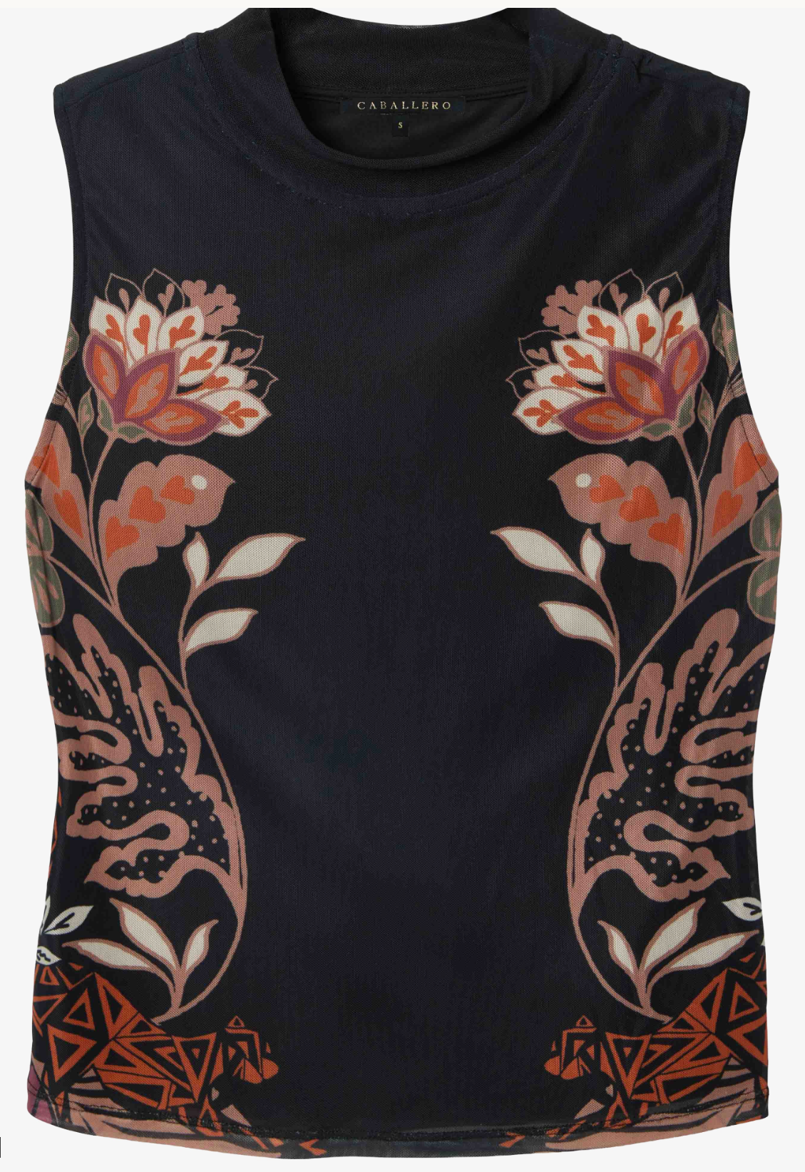 Naf Top in Crouching Cheetah Black