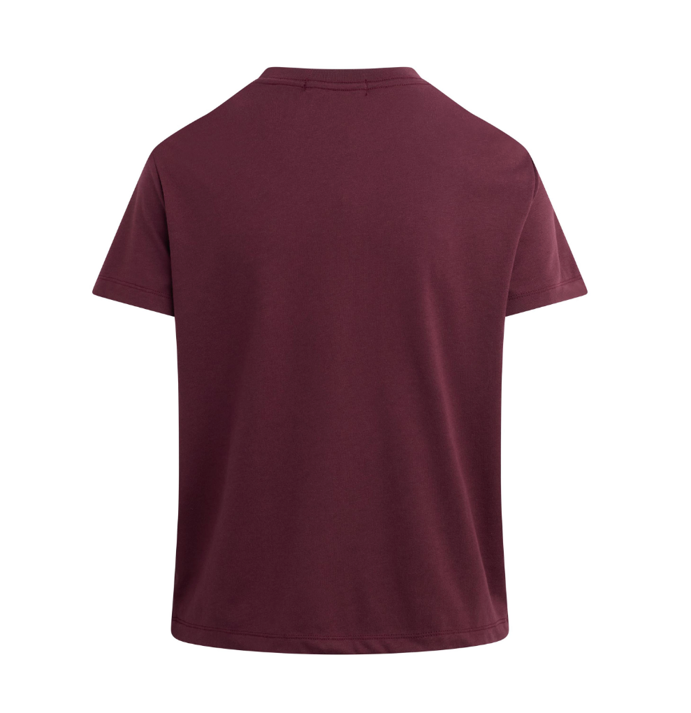 Favorite Daughter Heart Tee-Maroon
