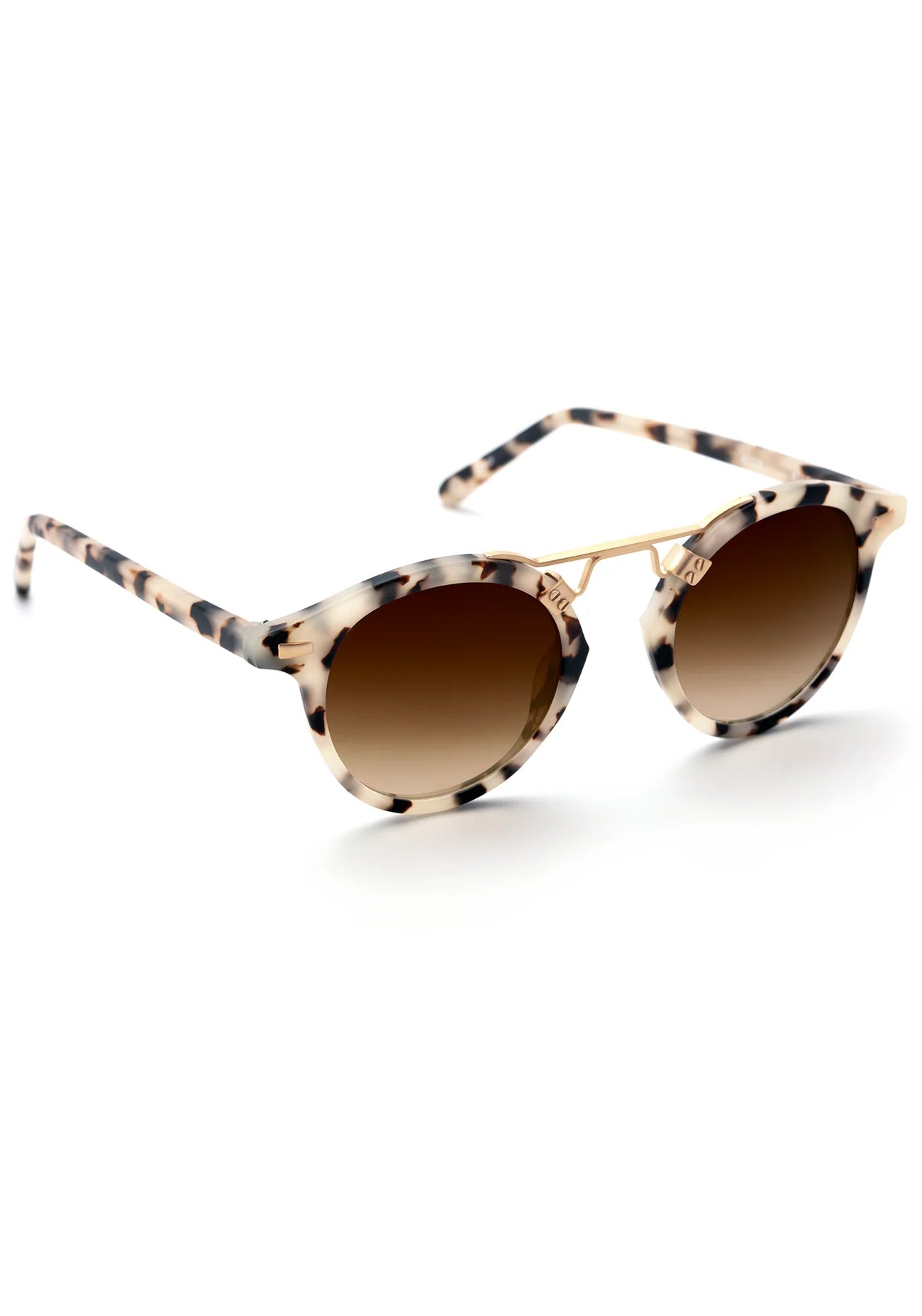 Krewe- St. Louis Matte Oyster 24K Sunglasses