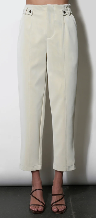 Ulla Vegan Leather Pants-Wax