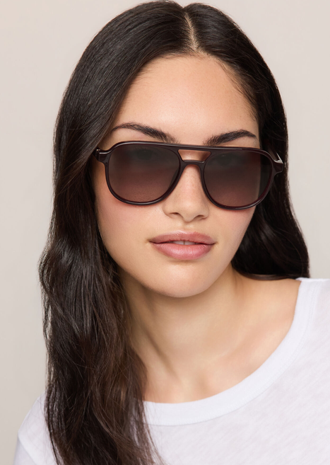 Tourist Polarized Sunglasses-Vino Gradient