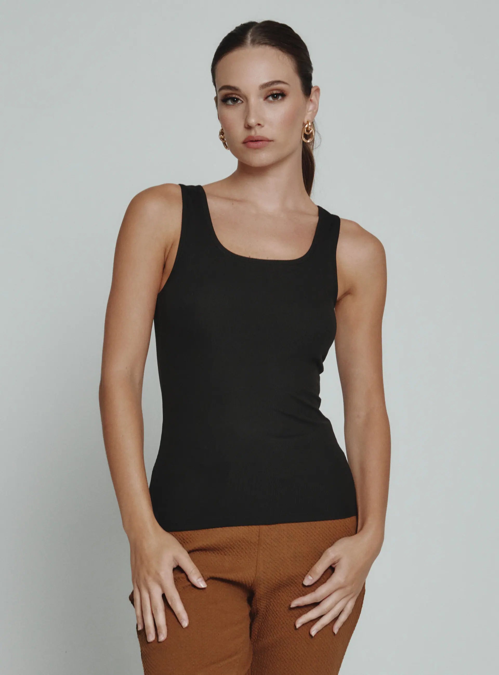 Core Ribbed Full Length Tank