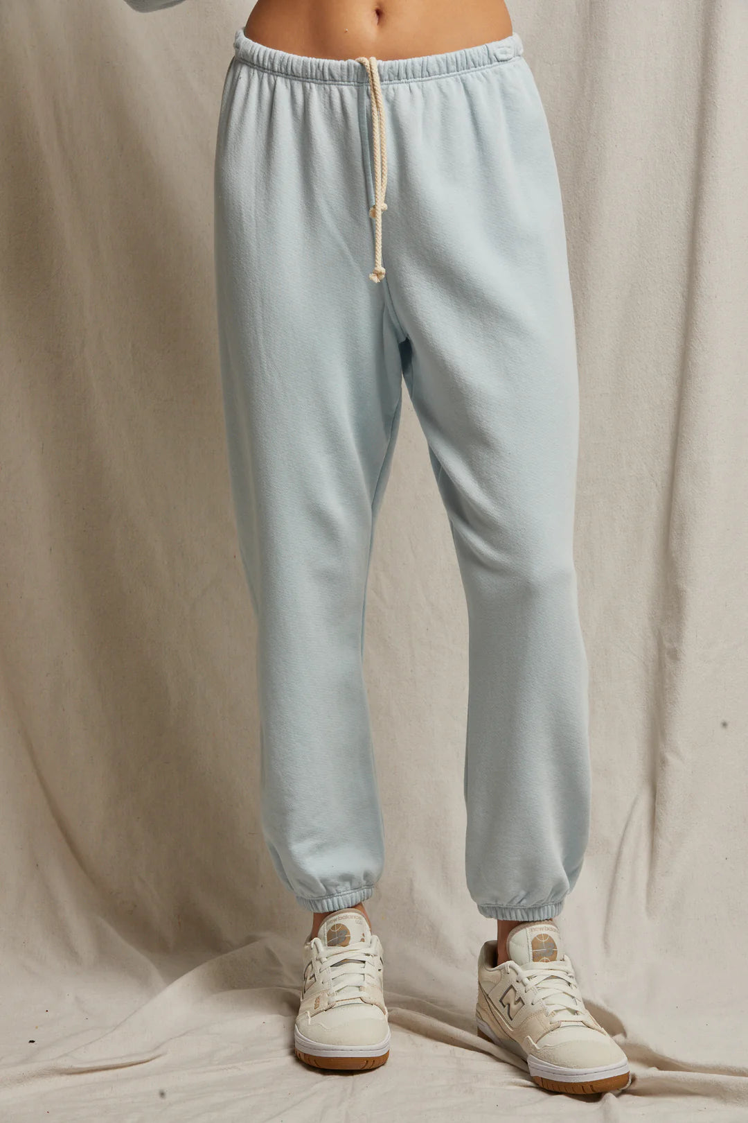 Johnny French Terry Sweatpant-Baby Blue