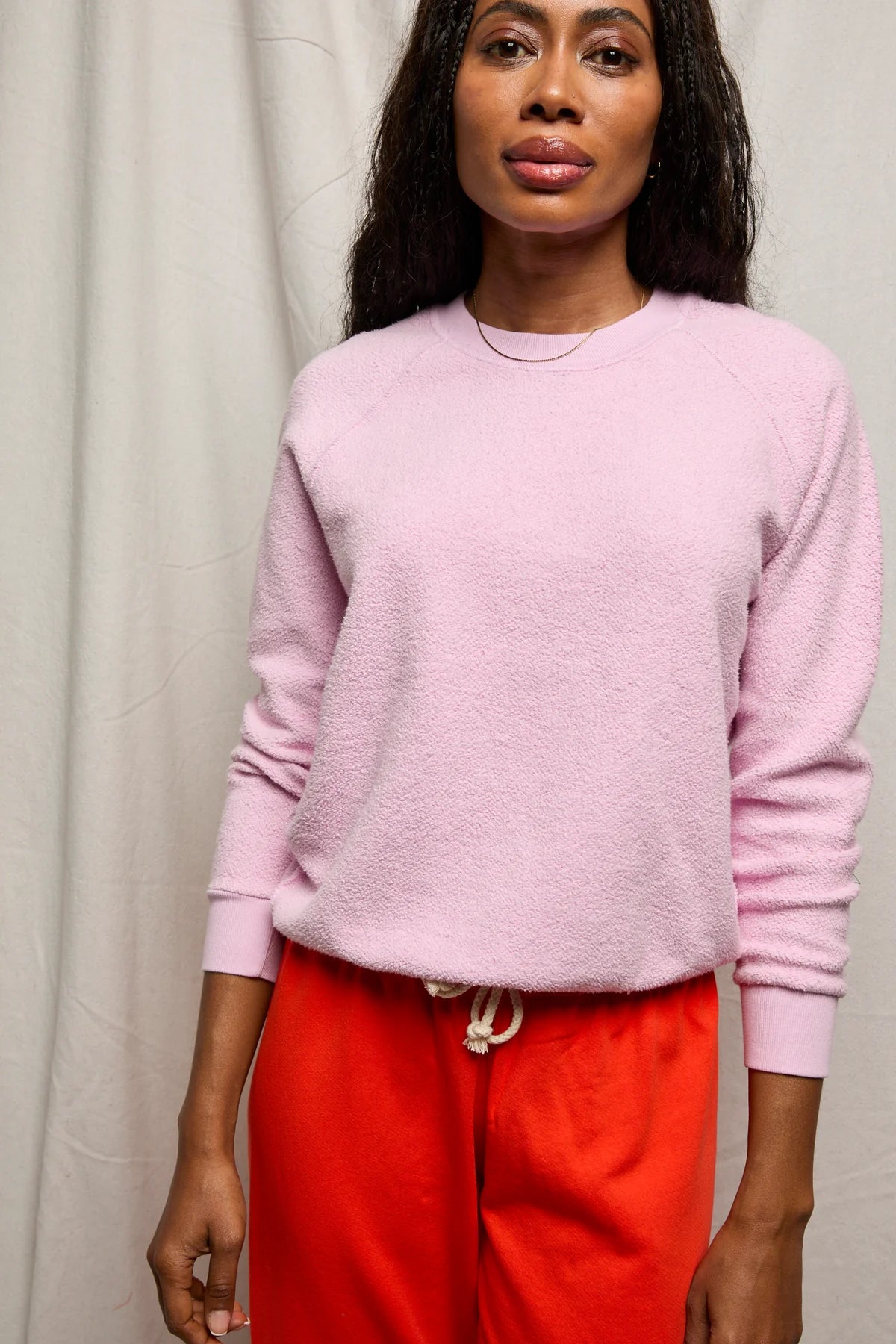 Ziggy Inside Out Sweatshirt-Sugar Pink