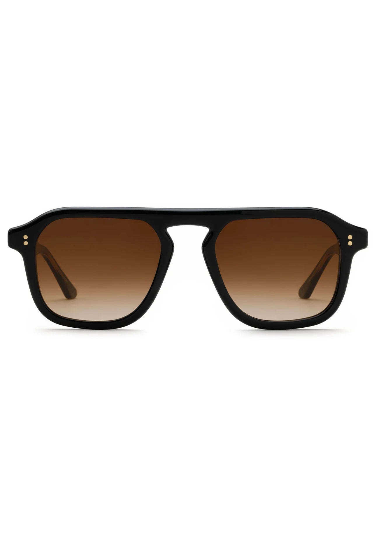 Krewe-Zander Black + Black Tea Sunglasses