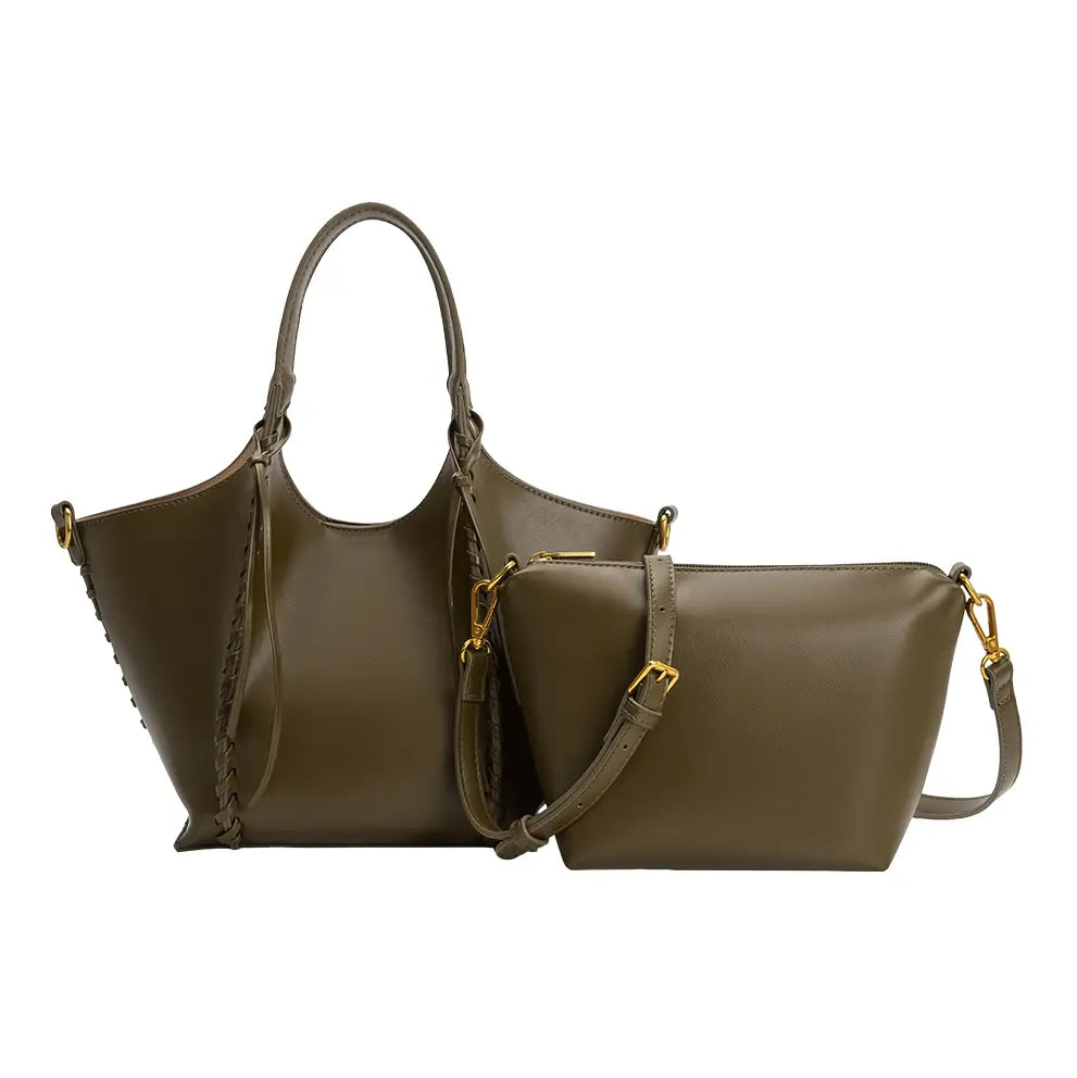Belinda Olive Tote Bag