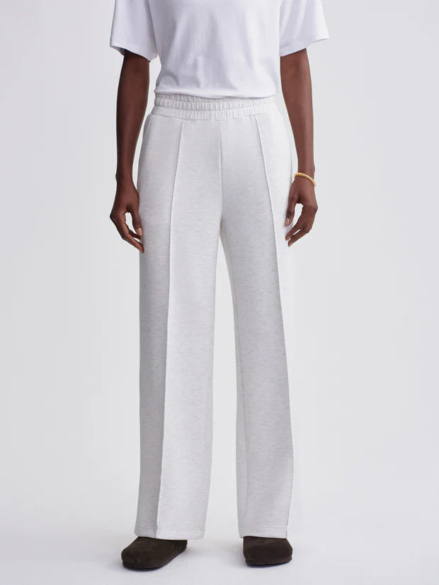 The Wide Leg Pant in Ivory Marl 28"