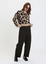 Villa Drawstring Barrel Pant-Olive Green